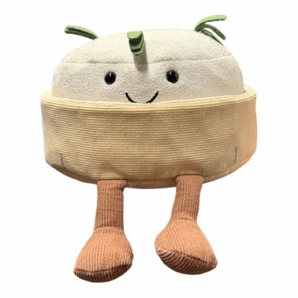 Jellycat Amuseables Camembert Plush in Cream and Tan